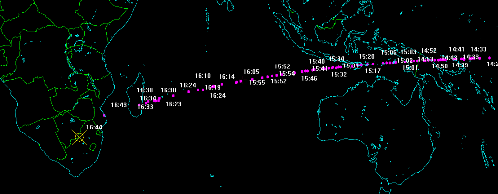 Trajectory_2018LA_ProjectPluto